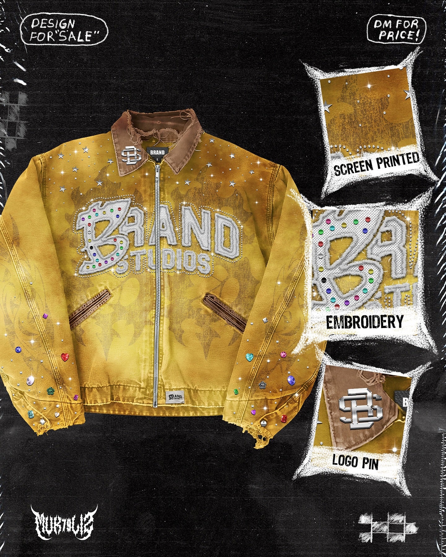 Yellow "Lysergic Acid Diethylamide" WLT Jacket